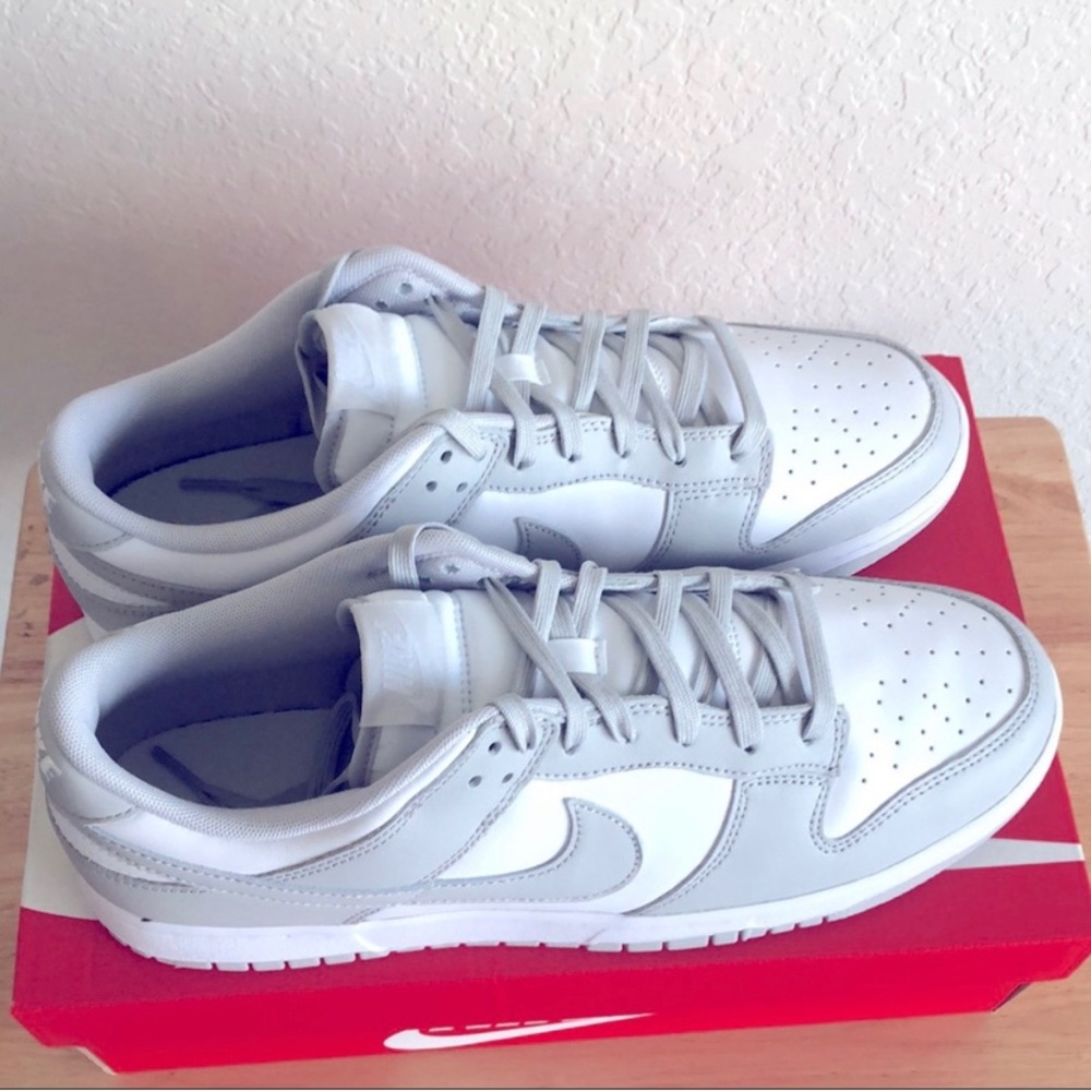 Grey Nike dunk low size 12